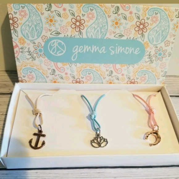 Gemma Simone Summer Vibes Rope Necklace & Charms - Picture 1 of 7